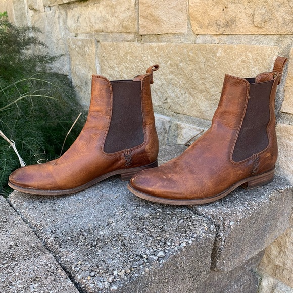 Frye Carly Leather Boots, Sz 7 US - Picture 3 of 9